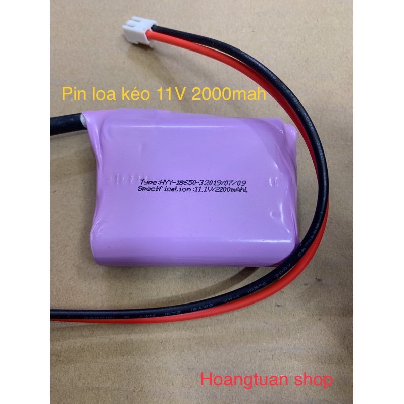 Pin loa kéo 11 vôn 2200 Mah ( chuẩn hãng).