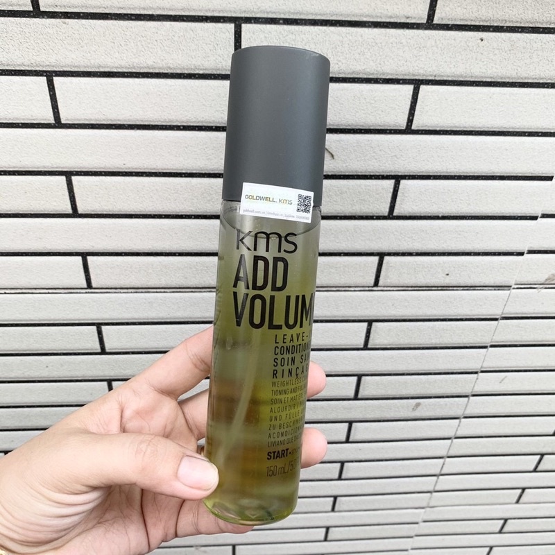 Xịt dưỡng xả khô tạo phồng KMS ADD VOLUME LEAVE IN Conditioner 150ml