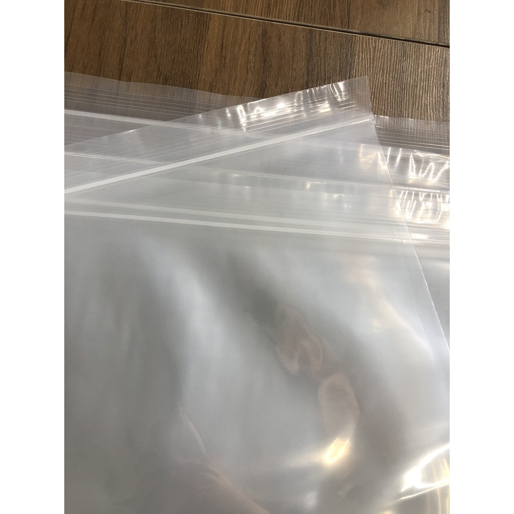 1KG Túi zip size lớn 40x61cm đựng quần áo, chăn màn, phụ kiện
