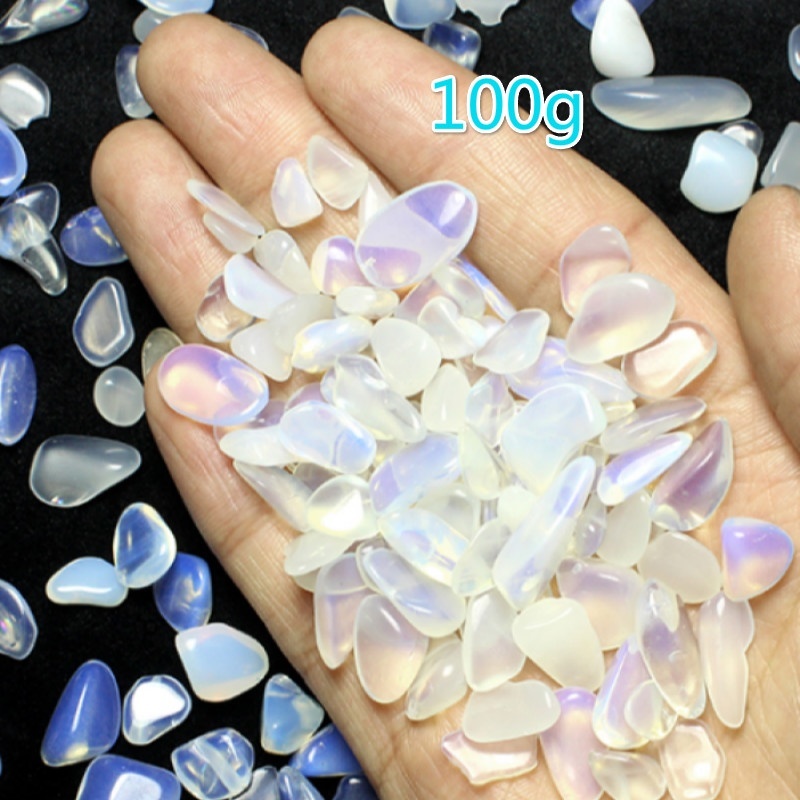 100g Đá Opal Tự Nhiên Trang Trí Bể Cá