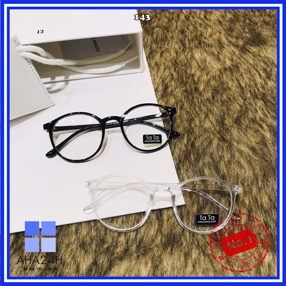 [Mã FARSSTGRE giảm 5K đơn bất kỳ] Mắt kính thời trang tròn ngố giả cận gọng nhựa đẹp AH143 | BigBuy360 - bigbuy360.vn