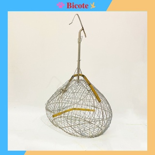 Lồng bẫy chào mào, chim khuyên BICOTE chất liệu inox giá rẻ siêu nhạy