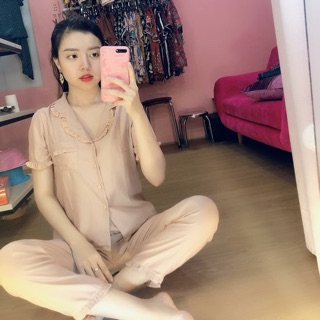 Bộ pijama lụa nohk