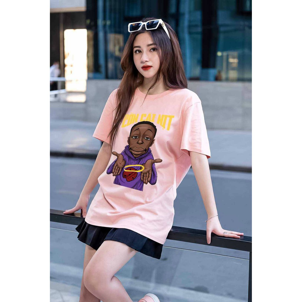 Áo thun nam nữ unisex in chữ CÒN CÁI NỊT  độc lạ cho tuổi teen thích hợp đi chơi mặc nhà