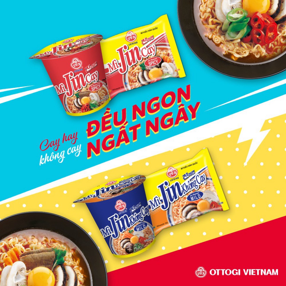 [FREESHIP❤️] - Mì Tô Jin Cay Ottogi 110g