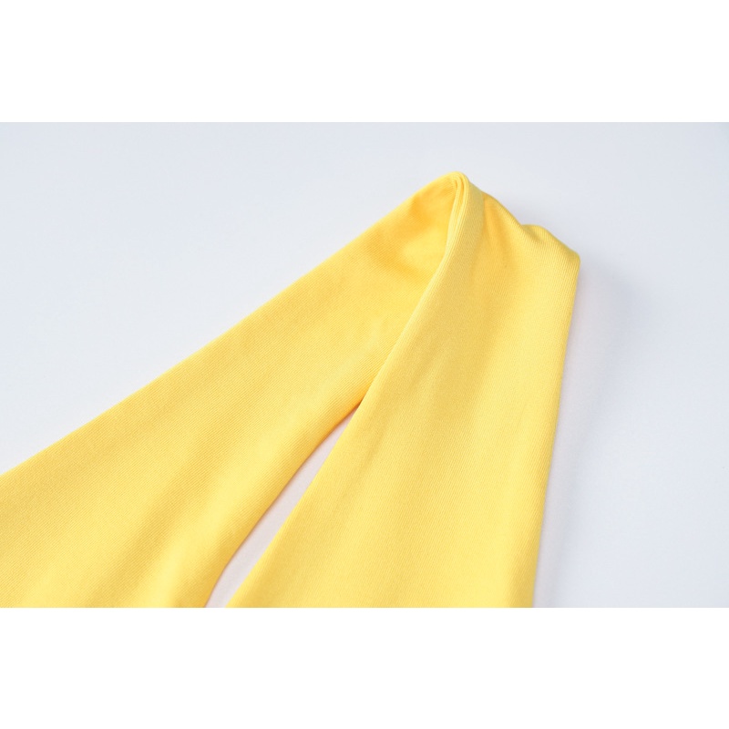 Bộ Áo Tank Top Cổ Chữ V Khoét Sâu Hở Lưng + Chân Váy Lưng Cao Xẻ Tà Gợi Cảm Cho Nữ