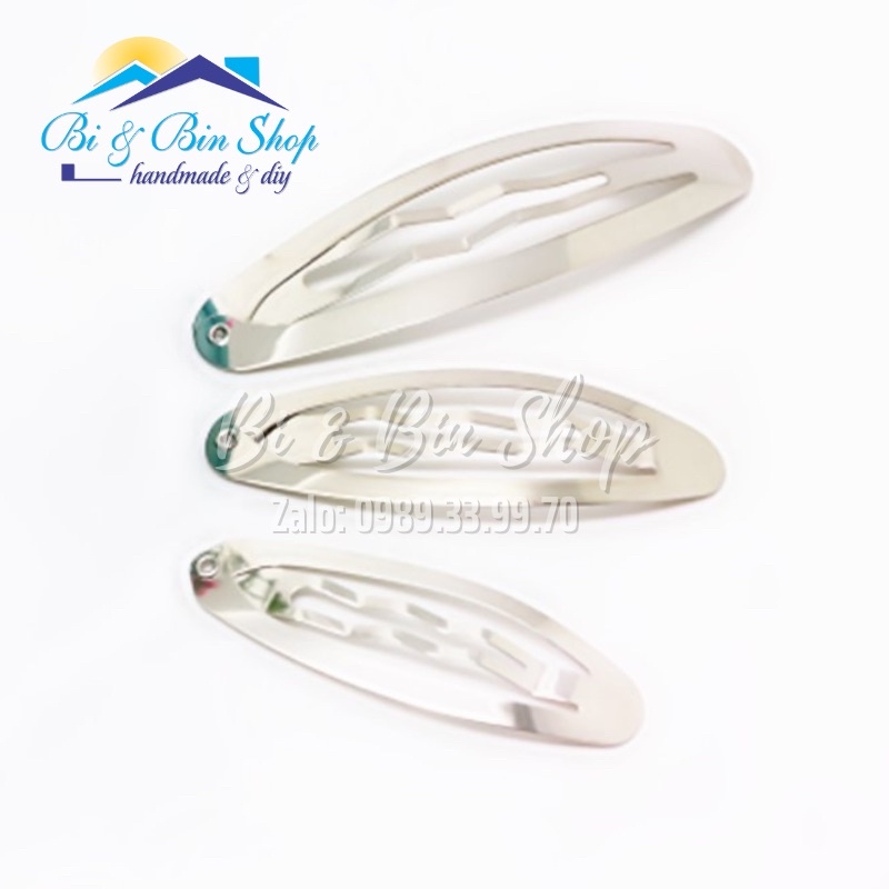 Gói 10-20 Cái Kẹp Bẻ Hình Oval Làm Kẹp Tóc Phụ Kiện Tóc