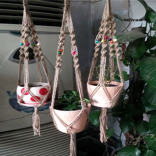 Set 4 dây Macrame treo cây cảnh độc đáo tiện dụng