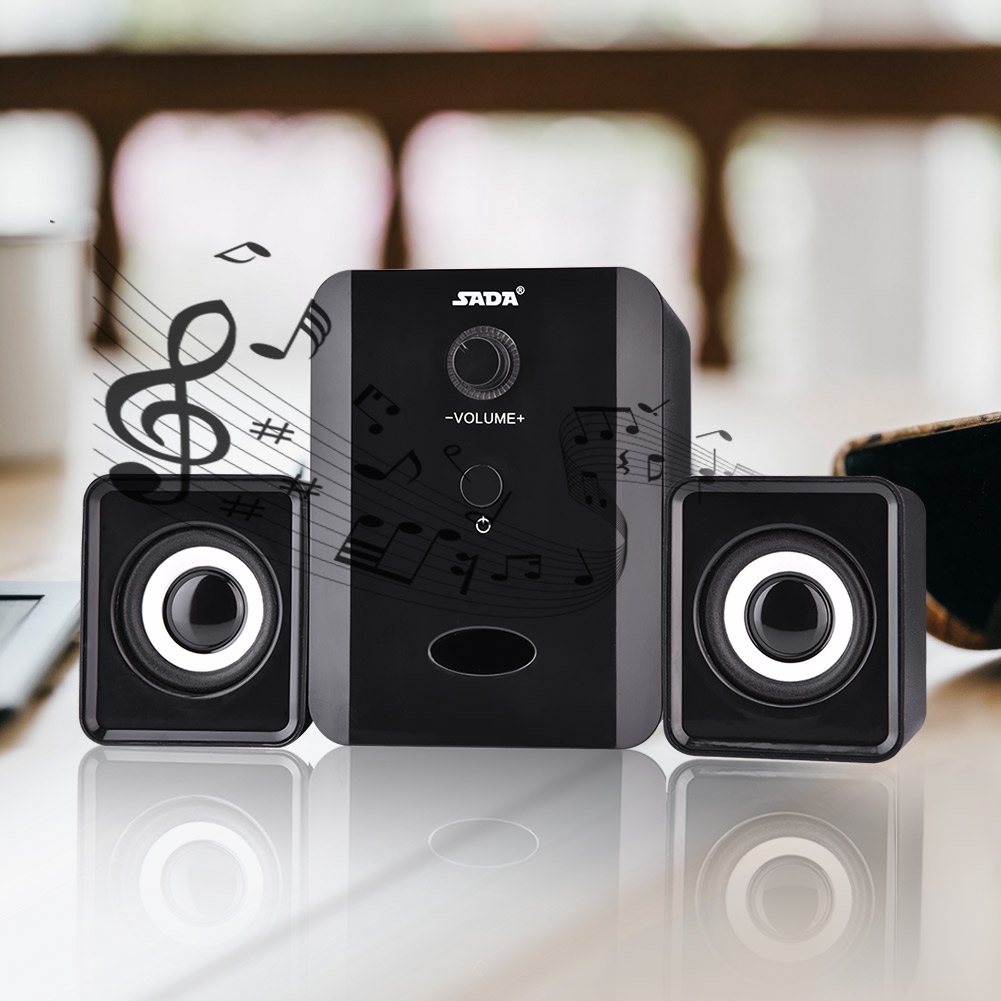 Loa Mini Siêu Trầm Sada Có Dây Kết Nối Usb