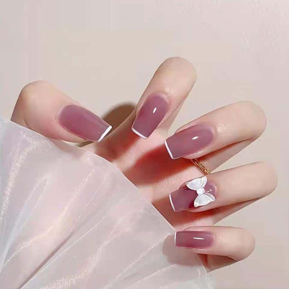 Con Dấu Trang Trí Móng Tay Bằng Silicon Mềm Kèm Dụng Cụ Cạo Tiện Dụng
