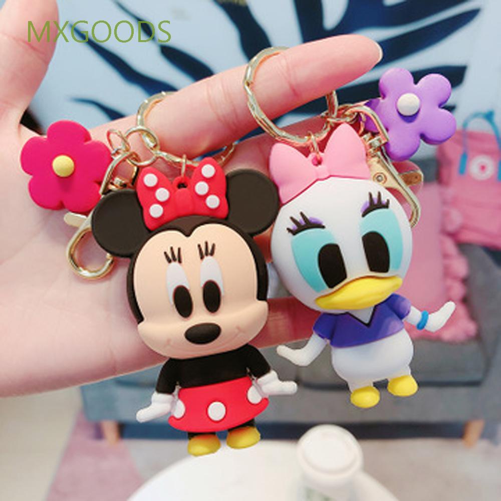Móc Chìa Khóa Hình Chuột Mickey / Minnie / Bông Hoa Dễ Thương Cho Nữ