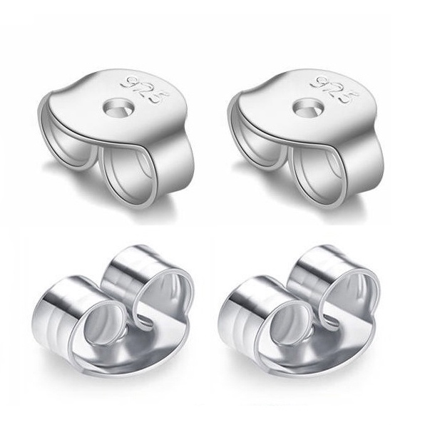 Nút Hoa Tai Cho Nam Nữ Phụ Kiện Thời Trang Merin Accessories Màu Bạc Chất Liệu Inox Không Gỉ