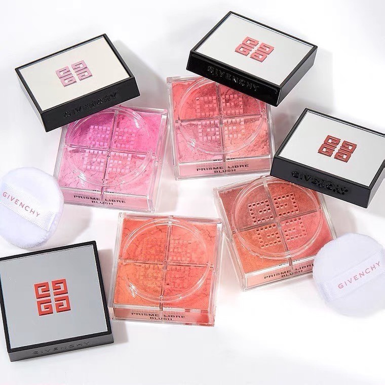 Givenchy (Hàng Mới Về) Phấn Má Hồng 1.5gx4 01 # Mousseline Lilas 02 # Taffetas Rose 03 # Voile Corail 04 # Organza Sien | BigBuy360 - bigbuy360.vn