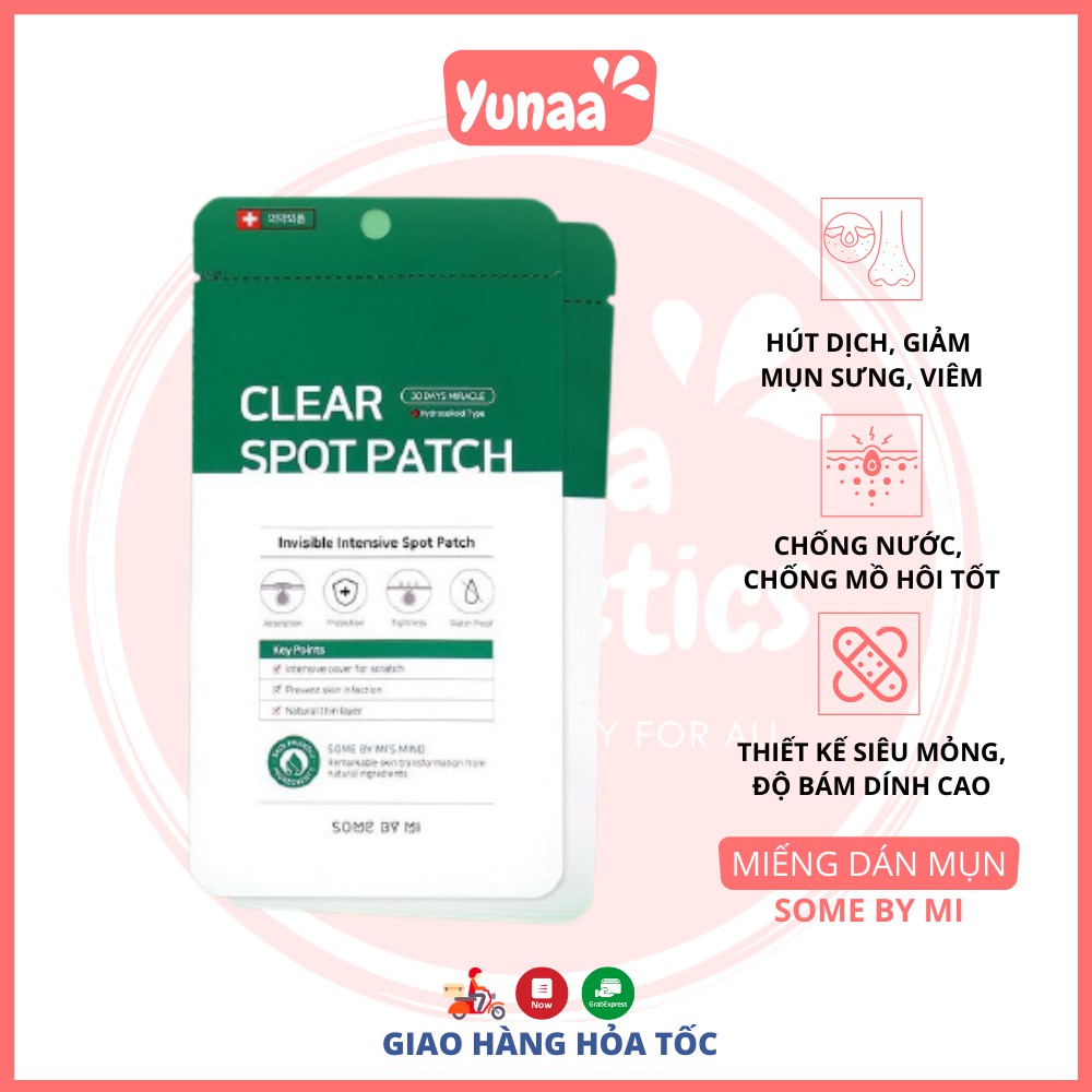 Miếng Dán Mụn Some By Mi Clear Spot Patch Yunaa Cosmetics
