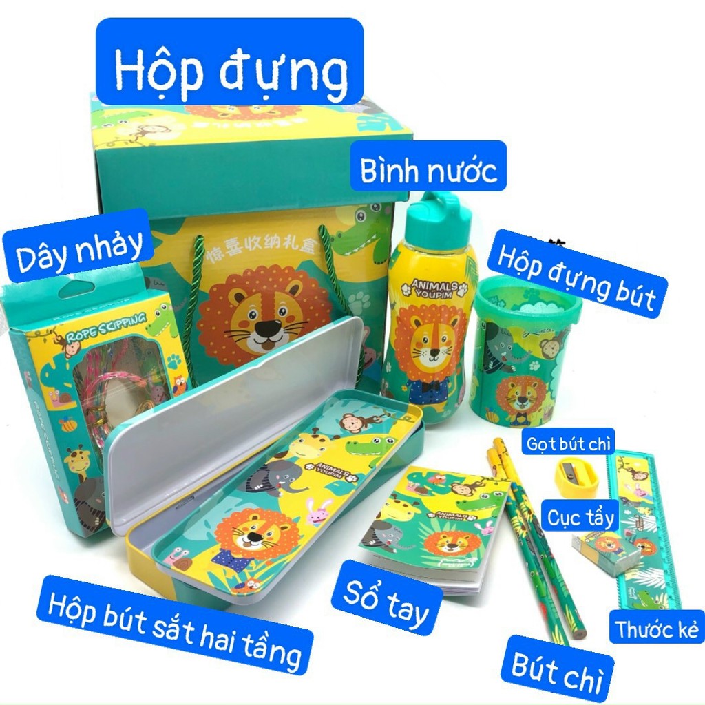 Đồ Chơi Cho Bé - Set đồ dùng học tập 9 món cho bé yêu T2 - GIADUNGHANOI39