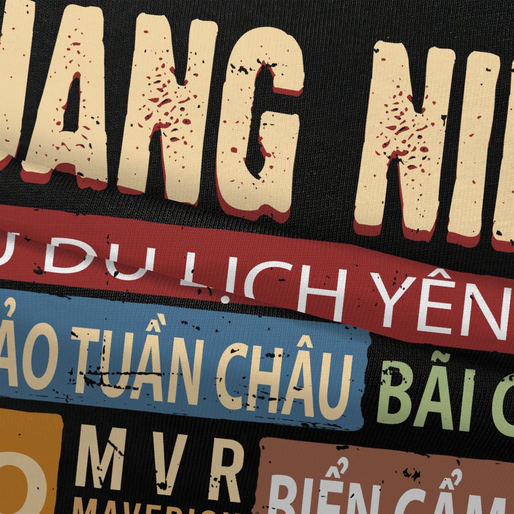 Áo thun Quảng Ninh 64 tỉnh thành Unisex form rộng tay dài lỡ phông cotton Quang Ninh fact under Localbrand MVR BB4133
