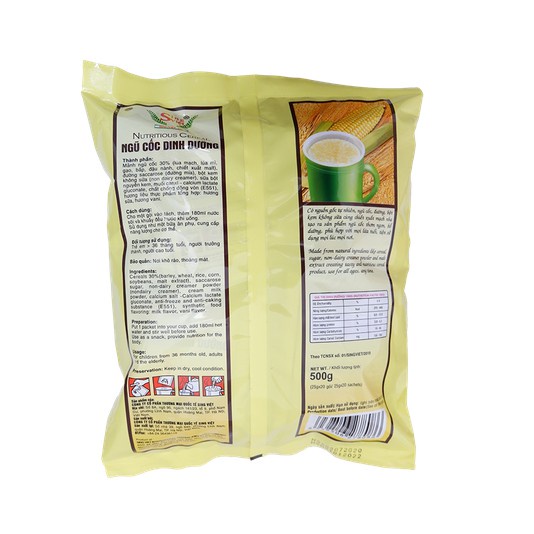 Ngũ cốc dinh dưỡng Sing Việt 500gr - tốt cho sức khỏe mọi lứa tuổi
