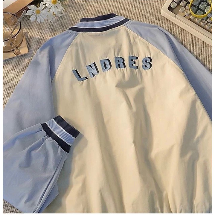 Áo Khoác Dù Bomber Form Cánh Dơi Logo Thêu Nỗi Bên Trong Lót Das Dày Đẹp - Shop3nunisex