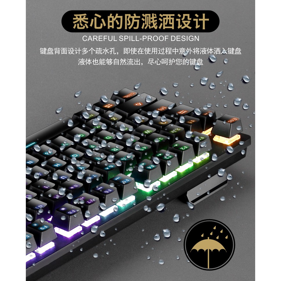 Bàn phím cơ divipard AK 911 Blue switch