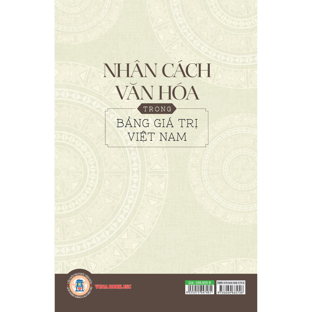 Sách - Nhân Cách Văn Hóa Trong Bảng Giá Trị Việt Nam