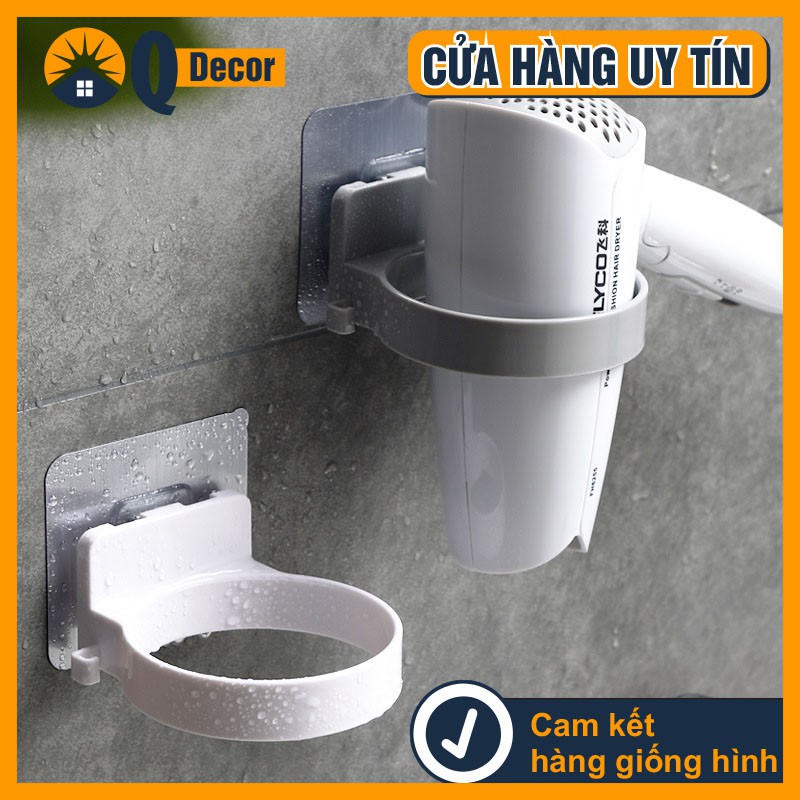 Giá gác máy sấy tóc dán tường