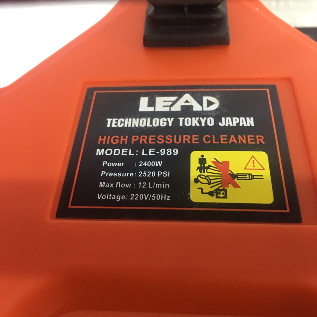 Máy rửa xe LEAD LE-989 2400W - HÀNG SẴN