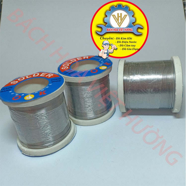 [HÌNH THẬT]Thiếc Hàn SOLDER-Ok 0.8mm Cuộn To 100g Chất Lượng Cao