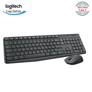 Combo bàn phím và chuột không dây Logitech MK235