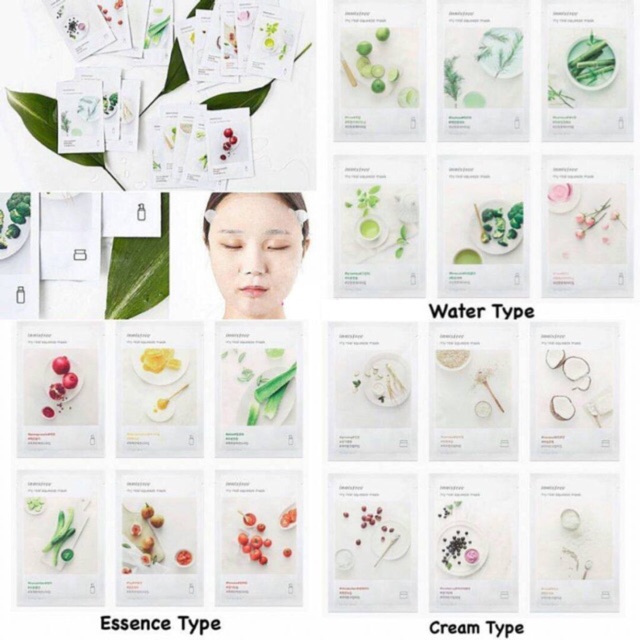 Combo 10 Mặt Nạ INNISFREE My Real Squeeze Mask