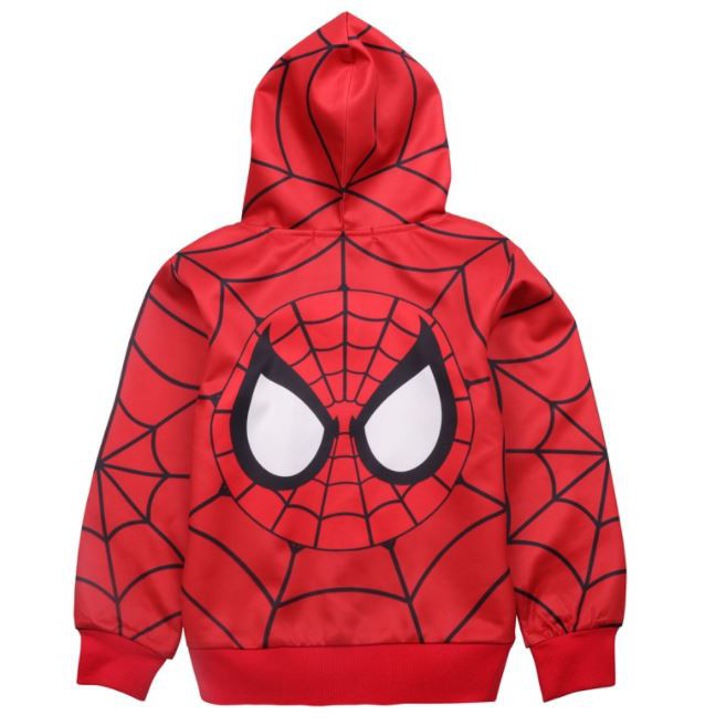 [Mã FAMAYFA2 giảm 10K đơn 50K] Áo khoác thun cotton Umi in người nhện spiderman