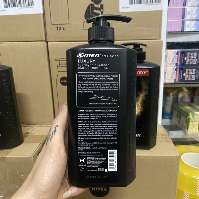 Dầu gội nước hoa XMEN for boss 650g