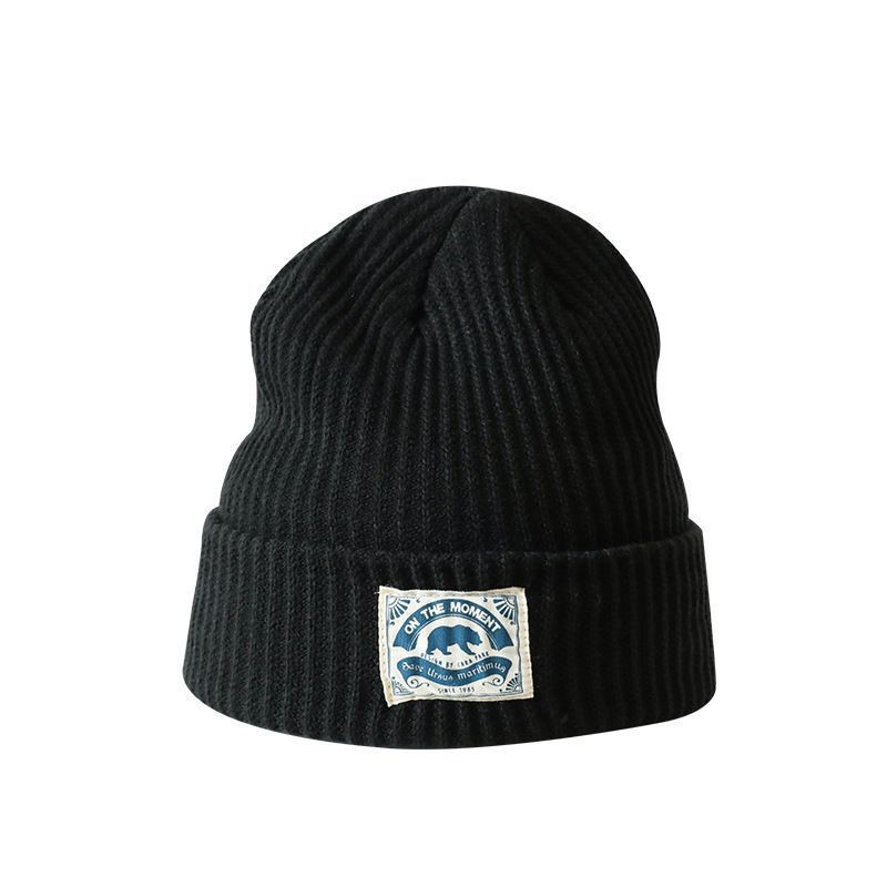 Mũ len thêu chữ Blackpink Lisa thời trang cho cặp đôi