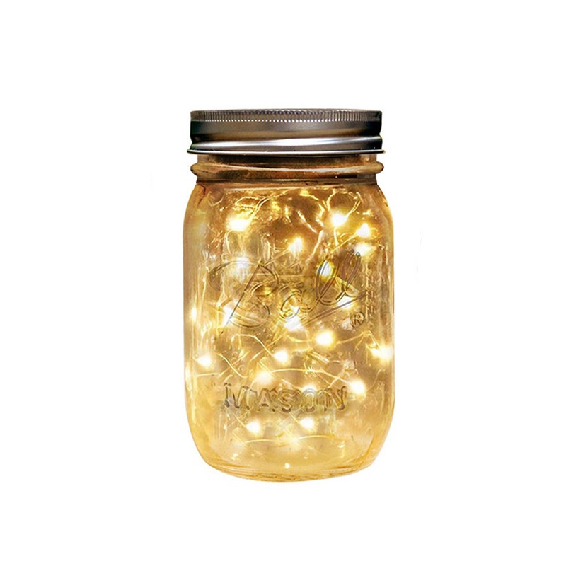 Lọ Thủy Tinh Họa Tiết Ngôi Sao 3D Có Đèn led Chống Nước Trang Trí Sân Vườn