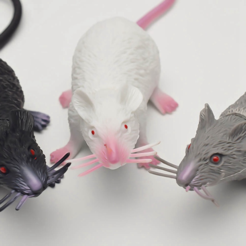 Chuột Giả Đồ Chơi Bằng Cao Su Dùng Trang Trí Halloween