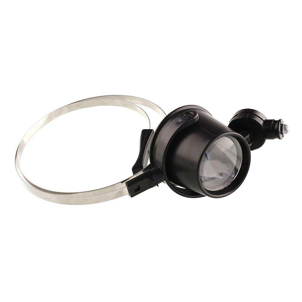 Dingyifeng Kính Lúp Đeo Đầu Phóng Đại 15 Lần Có Đèn led Tiện Dụng