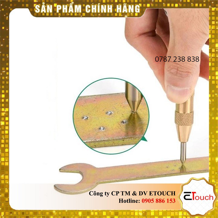 Dụng cụ lấy dấu cơ khí - Đục Lấy Dấu Tự Động - Bung Tu - Đầu Hợp Kim - Thép S2 Dài 130mm của Đài Loan ⚜️FREESHIP⚜️