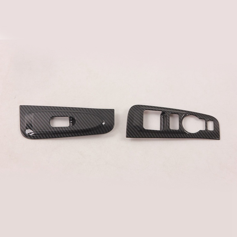 Bộ 2 Viền Tay Vịn Cửa Sổ Xe Hơi Hyundai Grand Starex H1 2019 2020 Chất Liệu Sợi Carbon
