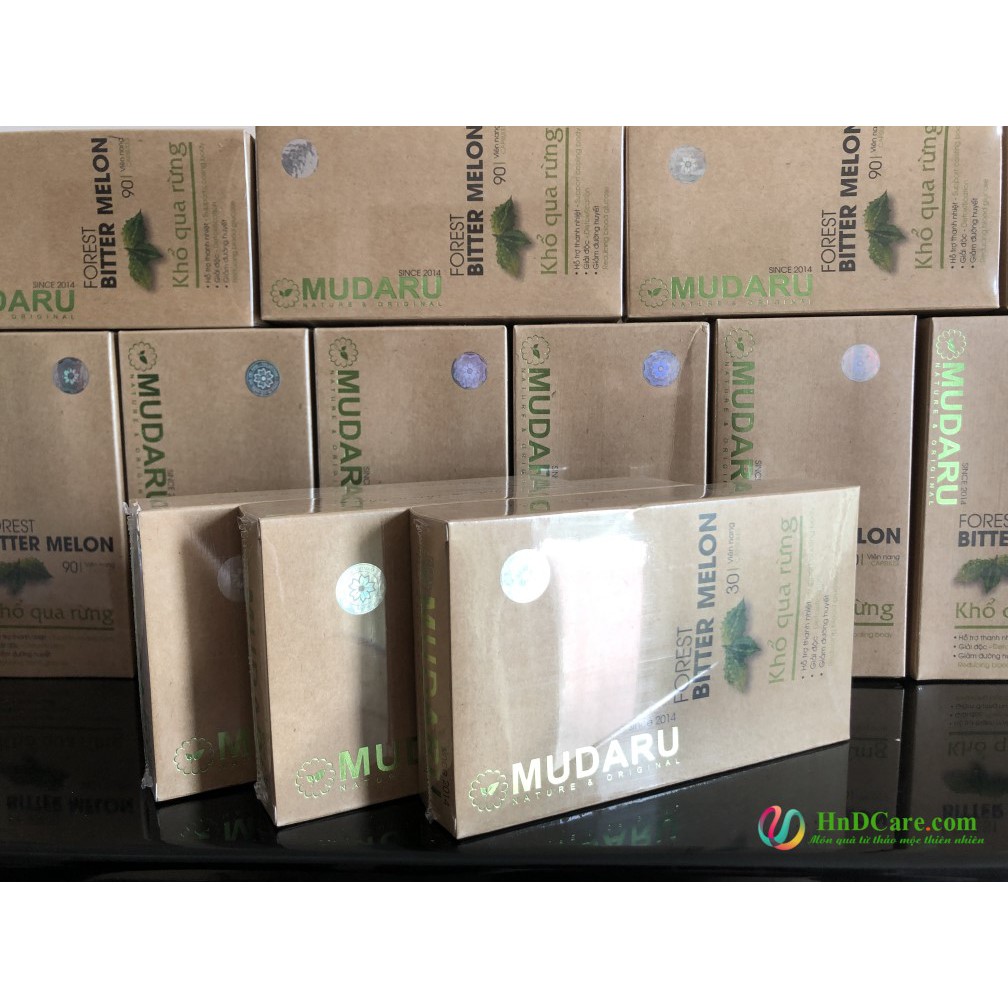 Viên uống Khổ Qua Rừng Mudaru (Hộp 30 viên) - ổn định đường huyết, giúp ngủ ngon | BigBuy360 - bigbuy360.vn
