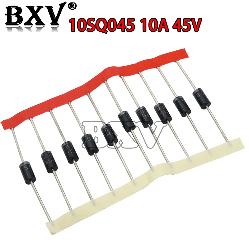 Set 10 Đi Ốt Schottky 10SQ045 10A 45V DIP Sử Dụng Năng Lượng Mặt Trời