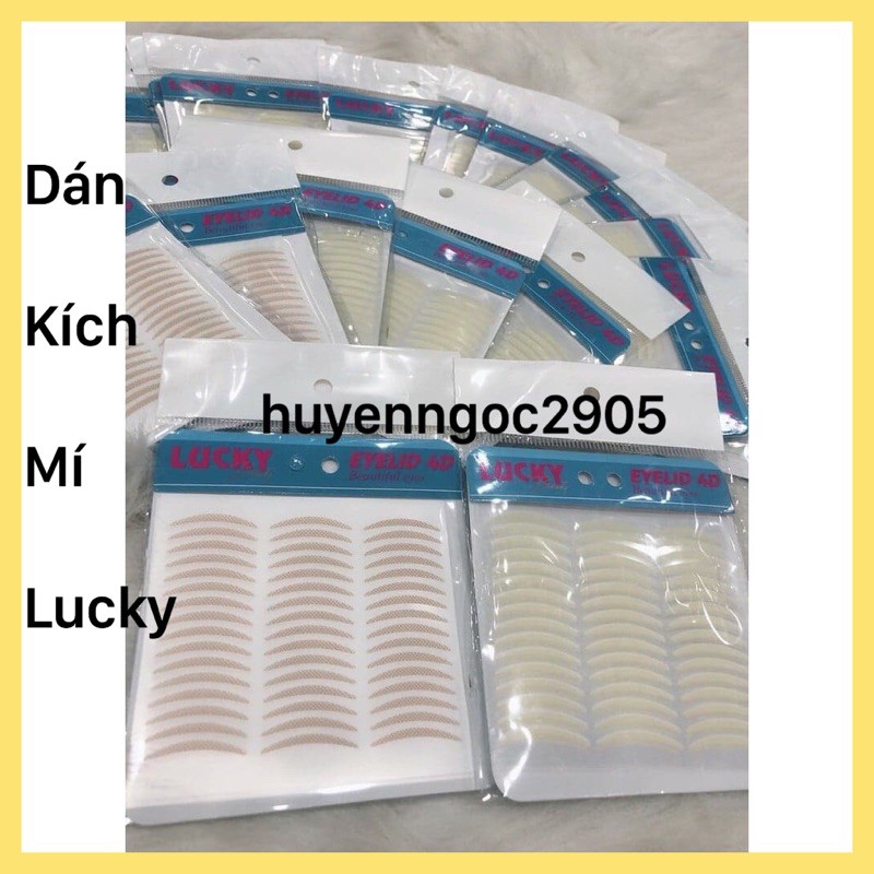 Dán kích mí Lucky đủ size lớn, nhỏ siêu tiện lợi