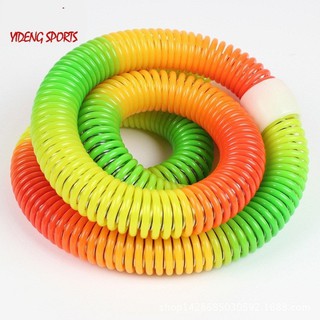 Vòng lắc eo lò xo Hula Hoop, vòng lắc giảm cân eo thon, cấu tạo nhựa bên ngoài và lõi thép bên trong siêu bền