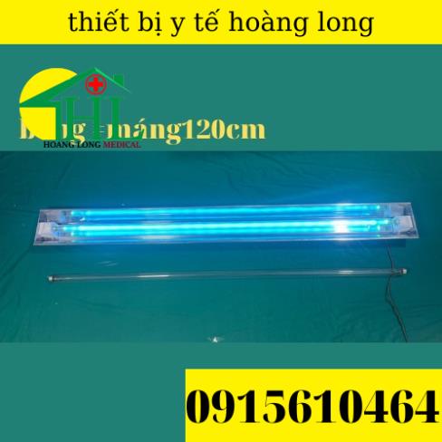 Đèn Cực Tím , Đèn Diệt Khuẩn Không Khí , Đèn UV ( Com Bo Máng + Bóng UV 120cm )