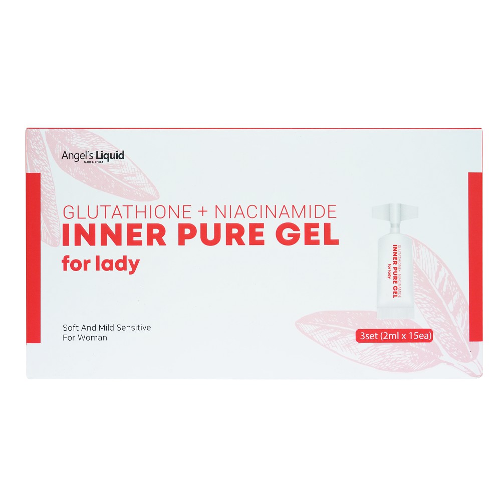 Hộp 15 Ống Tinh Chất Làm Hồng Và Se Khít Vùng Kín Angel's Liquid Glutathione + Niacinamide Inner Pure Gel (2ml x 15)