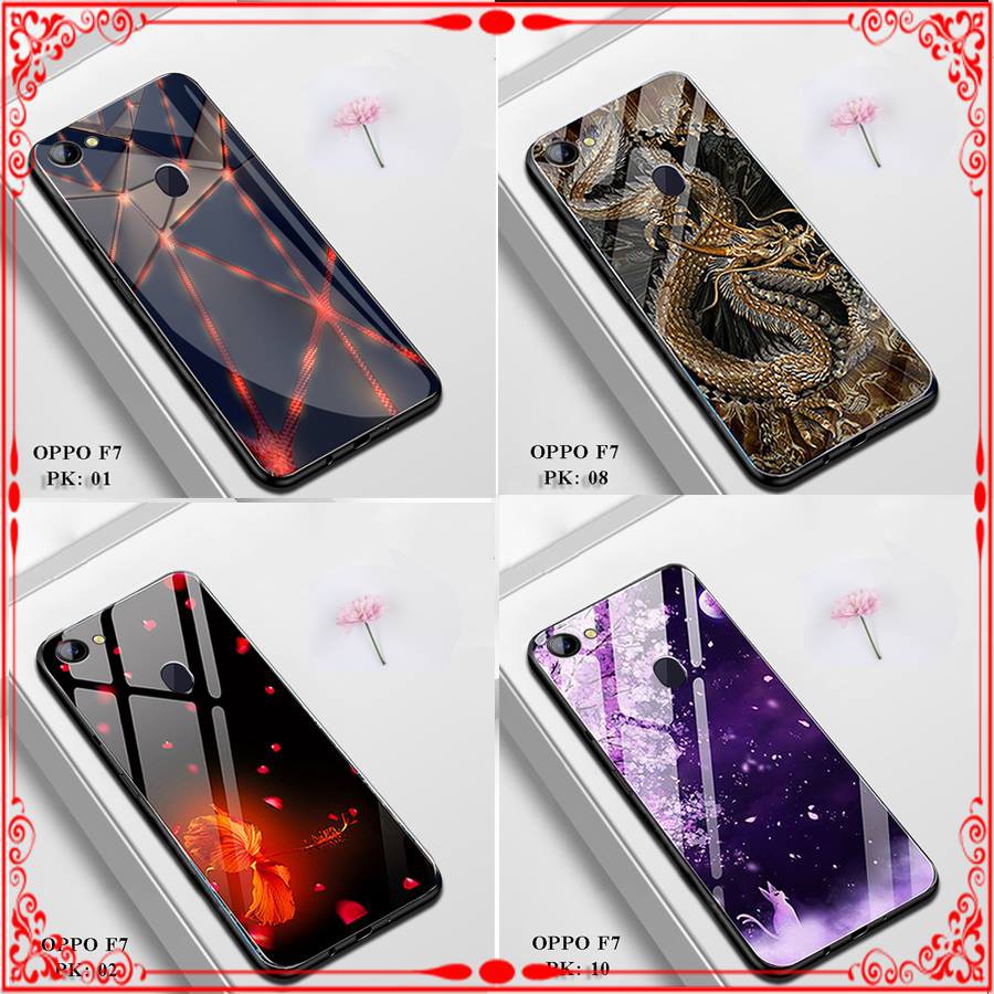 Ốp lưng Oppo F7 (Ốp lưng kính Oppo F7)