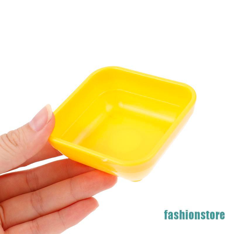 Set 3 Dĩa Thức Ăn Mini Màu Trắng Cho Nhà Búp Bê