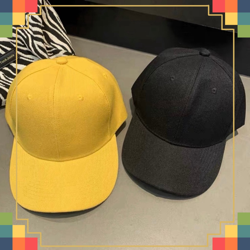 Mũ lưỡi trai trơn unisex nhiều màu sắc thời trang, form chuẩn, nón kết dành cho nam và nữ, dáng Hàn Quốc hot trend