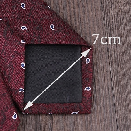 Cravat Nam cỡ trung 7cm cao cấp nhiều mẫu lựa chọn, cà vạt chú rể, Cavat dự tiệc, Calavat công sở CV-7118