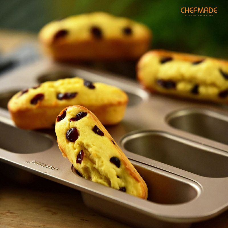 Khuôn thép carbon làm bánh 8 ngăn CHEFMADE