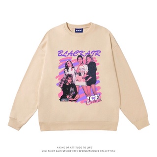 Áo sweater BLACKPINK basic năng động dễ phối đồ