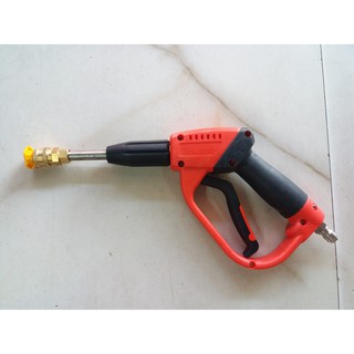 Súng rửa xe siêu áp ngắn + tặng kèm đầu béc phun